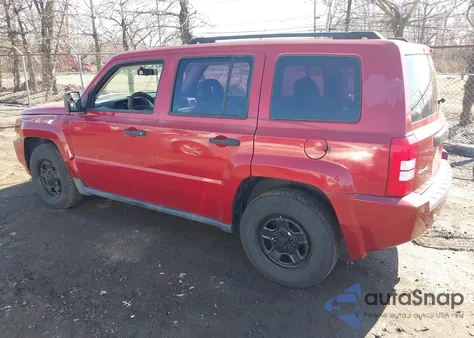 2008 Jeep Patriot Sport from USA, damaged, VIN 1J8FF28W98D500376